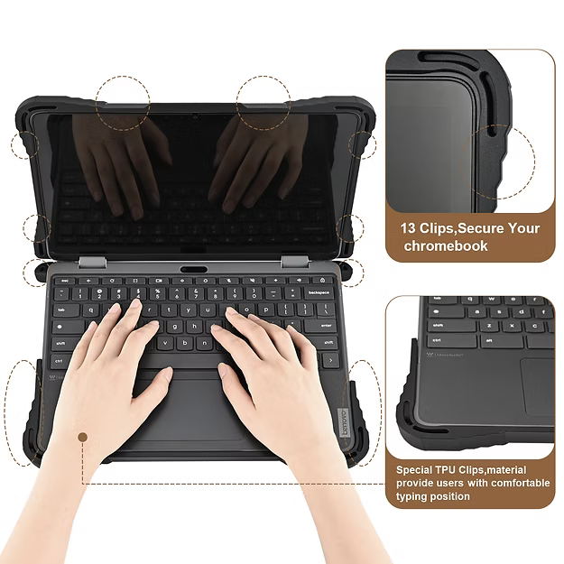 TechProtectus ShockProof Hardshell Chromebook Case -Lenovo 100E/W Gen4-MTK