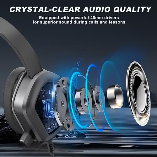 TechProtectus USB Type C Kids Headphone with an inline Microphone