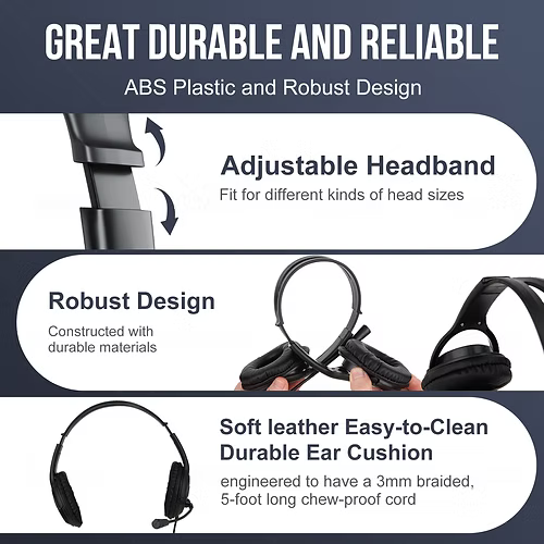 TechProtectus 3.5MM Noise Cancelling Headphone