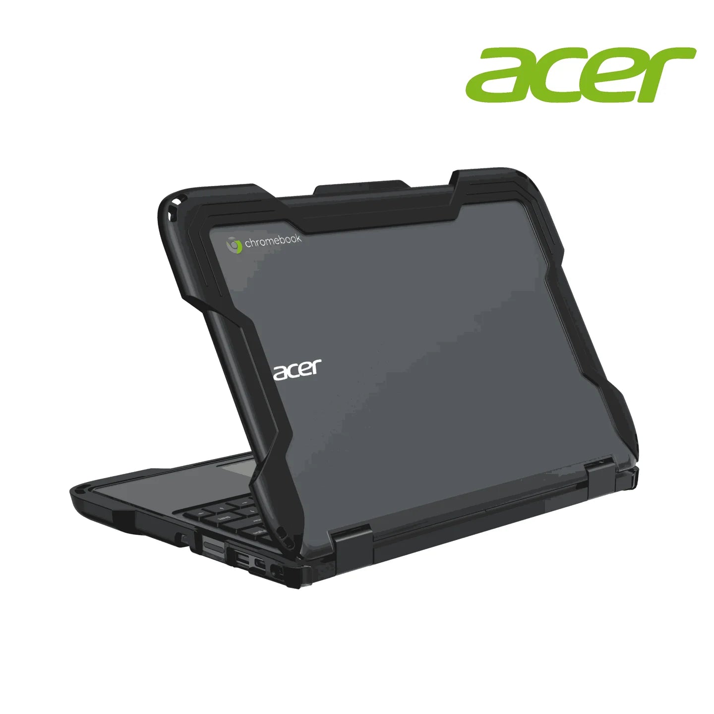 NK Rugged Shell Case for Acer Spin 511 (R756T) - Black