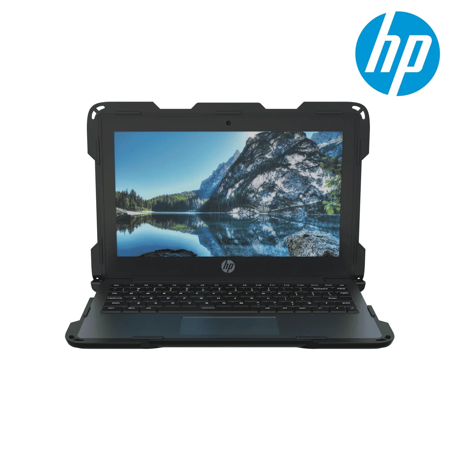 NK Rugged Shell Case for HP Fortis 11" G10 Chromebook - Black