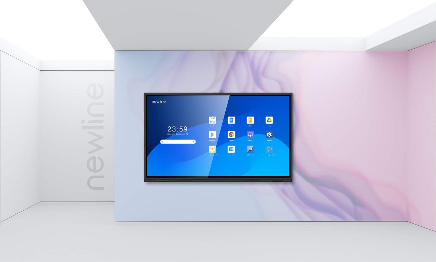 Newline TT-6524QPRO Q Pro Series - 65" LED-backlit LCD display - 4K - for interactive communication